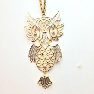 Huge owl necklace